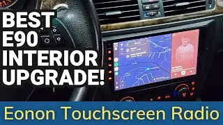 Установка и обзор лучшего сенсорного радио BMW E90 | Eonon E90A12S #Eonon #e90