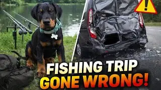 Carp fishing WITH my puppy ENDED IN disaster