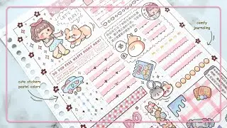 ASMR Cute Telado Holiday #asmrjournal #asmrjournaling #journalingwithme #cutejournal #dailyjournal