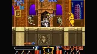 Capcom Classics Collection Remixed Magic Sword Super Easy Sony Playstation Portable Emulated