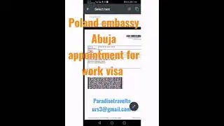 Another one : Poland work visa  appointments. #abuja #Nigeria