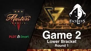 Clutch Gamers vs Faceless | Game 2 | The Manila Masters | LB Round 1