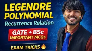 Legendre Polynomial Recurrence Relation MCQs | BSc 4th Sem + GATE PYQs | NumericalAnalysis@Mathsbyjk