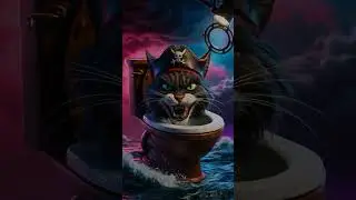 Skibidi Toilet Cat Episode 9 #cat #catsfilm #cute #kittten #skibiditoilet #skibidi #toilet #cat film