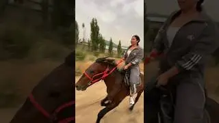 Girl Galloping Horse