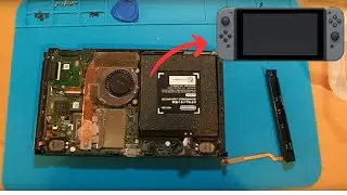 Riparazione Nintendo Switch - Guida di scorrimento del JoyCon sinistro