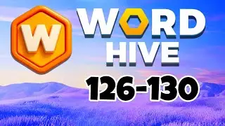 WORD HIVE Connect Letter Game level 126 127 128 129 130