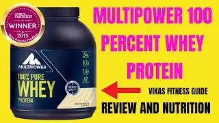 Multipower whey protein ingredients, price and nutrition value