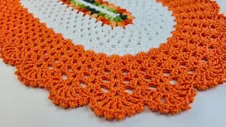 TAPETE ELEG&Acirc;NCIA ARTESANAL simples e  f&aacute;cil de f&aacute;brica aula completa  por @samilacroch&ecirc; 