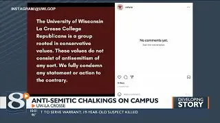 Chair of UWL College Republicans resigns over anti-Semitic sidewalk chalkings