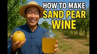 PEAR WINE Secrets EXPOSED The Chinese Farmer's Hidden Recipe Revealed! 🍷✨#sandpearwine