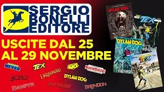 EDICOLA TIME 16 - USCITE BONELLI dal 25 al 29 NOVEMBRE - DYLAN DOG E TEX DA PAURA