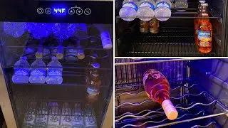 NEWAIR 33 BOTTLE WINE FRIDGE TOUR + Product Review NWC033SS01 | MOOREGIRL