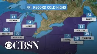 Central and eastern U.S. wake up to cold temperatures