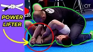 POWERLIFTER White Belt Wins First BJJ Tournament (NoGi / Grappling) | ADCC Serbia Open Late 2020 |