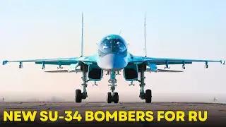 Новые бомбардировщики Су-34 присоединяются к российскому ударному флоту