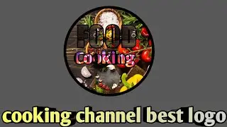 best Cooking YouTube Channel logo design on Android mobile pixellab tutorial 2021🤫🔥🔥
