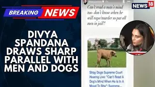 Actor Divya Spandana Slams Sc Remark On Stray Dogs, Triggers Row Via Instagram Post