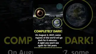 A total solar eclipse will occur on August 2, 2027😲Read description‼️#fyp#solar