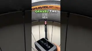 Using my hoto mini bike pump to inflate my gravel tire
