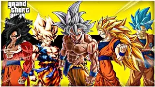 GTA San Andreas Goku All Forms Modpack! | SSJ1 &rarr; Ultra Instinct Transformation 😱🔥