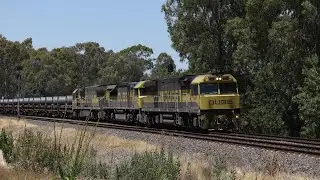QL001 Leads Loaded Qube Steel Train South Through Wangaratta | Vic Spotters
