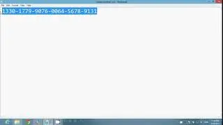 sireal number  of photoshop cs3 HD