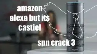 amazon alexa but its castiel