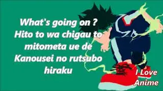 Boku no Hero Season 3 Opening 1 Lyrics [ODD FUTURE]