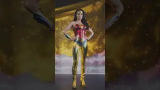 GOLD WONDER WOMEN SUIT | GOLDEN COLOUR SUIT FOR WONDER WOMEN | DC STUDIO | IMAGINATION