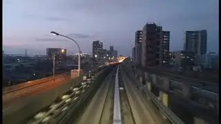 Tokyo Sunset Train Timelapse Commute