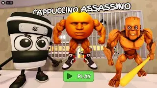 CAPPUCCINO ASSASSINO VS UDINDINDINDUN  VS TUNG TUNG SAHUR PHASE 2 NEW CHARACTER NEW OBBY