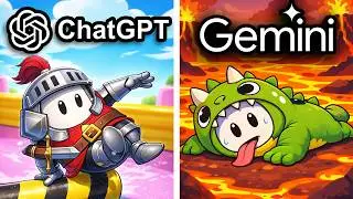 ChatGPT против Gemini: создайте Fall Guys с нуля.