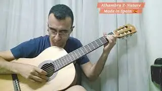First Touches on My New Alhambra Z-Nature Guitar | Malague&ntilde;a Flamenco Guitar Improvisation