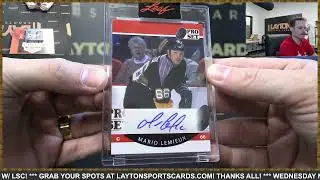 2021 Leaf Pro Set Memories Hockey & Autographed Football Jersey 3 Box Break for Terry M