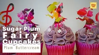 Sugar Plum Fairy Cupcakes 🧁✨/Cozy Winter Baking Inspired by The Nutcracker