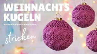 DIY Adventskalender - T&uuml;rchen 7 - gestrickte Weihnachtsbaumkugel