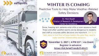 Winter is Coming: Predictive Tools to Help Make Weather-Related Safety Decisions