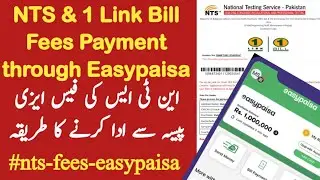 How to Pay NTS fee via Easypaisa | 1 link 1bill payment Easypaisa mobile application | MP Technical