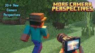 Мод &laquo;Больше перспектив камеры&raquo; для MCPE 1.21+ | Лучший мод камеры для Minecraft Bedrock