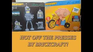 Lego Compatible BRICKCRAFT BENDER AND STEWIE BRICK KITS