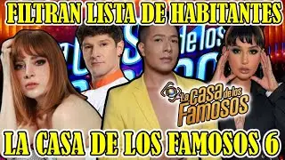 FILTRAN LISTA DE PARTICIPANTES DE LA CASA DE LOS FAMOSOS 6 TELEMUNDO ¡TODOS EXPLOTAN! #lcdlf2026