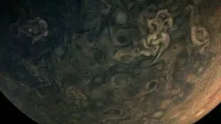 Juno&rsquo;s Jupiter Flyby Movie