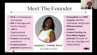 STEEP Detroit: Summer 2021 Pitch Videos | Dr  Saudia Twine, Eros Meets Agape