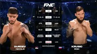 FNC 25 - ARENA VARAŽDIN: Nikola Đurđev vs Rok Kru&scaron;ić