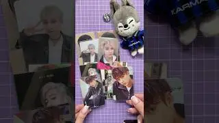 Последняя распаковка за 20сек)От новой эры к старым  #straykids #bangchan #bangchanphotocard #Karma