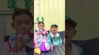 The candy challenge nobody expected 👀 #fyp #kids #challenge