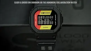 Casio G-Shock DW-5600HDR-1JR The Hundreds collaboration watch unboxing and review