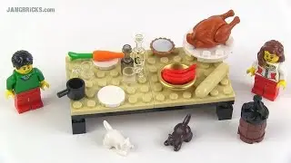 🔄 LEGO Thanksgiving Feast polybag review! 40056 re upload
