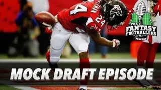 Fantasy Football 2017 - Mock Draft Episode! + Importance of SOS and Tiers - Ep. #382